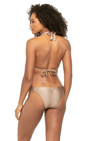 SANDSTONE LACE Lace Halter Bikini Top