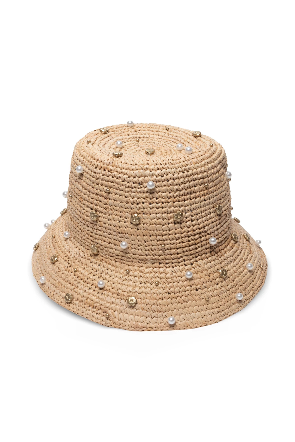 NATURAL Pearle Bucket Hat image number 1