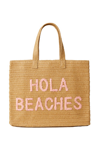 SAND CORAL Hola Beaches Tote
