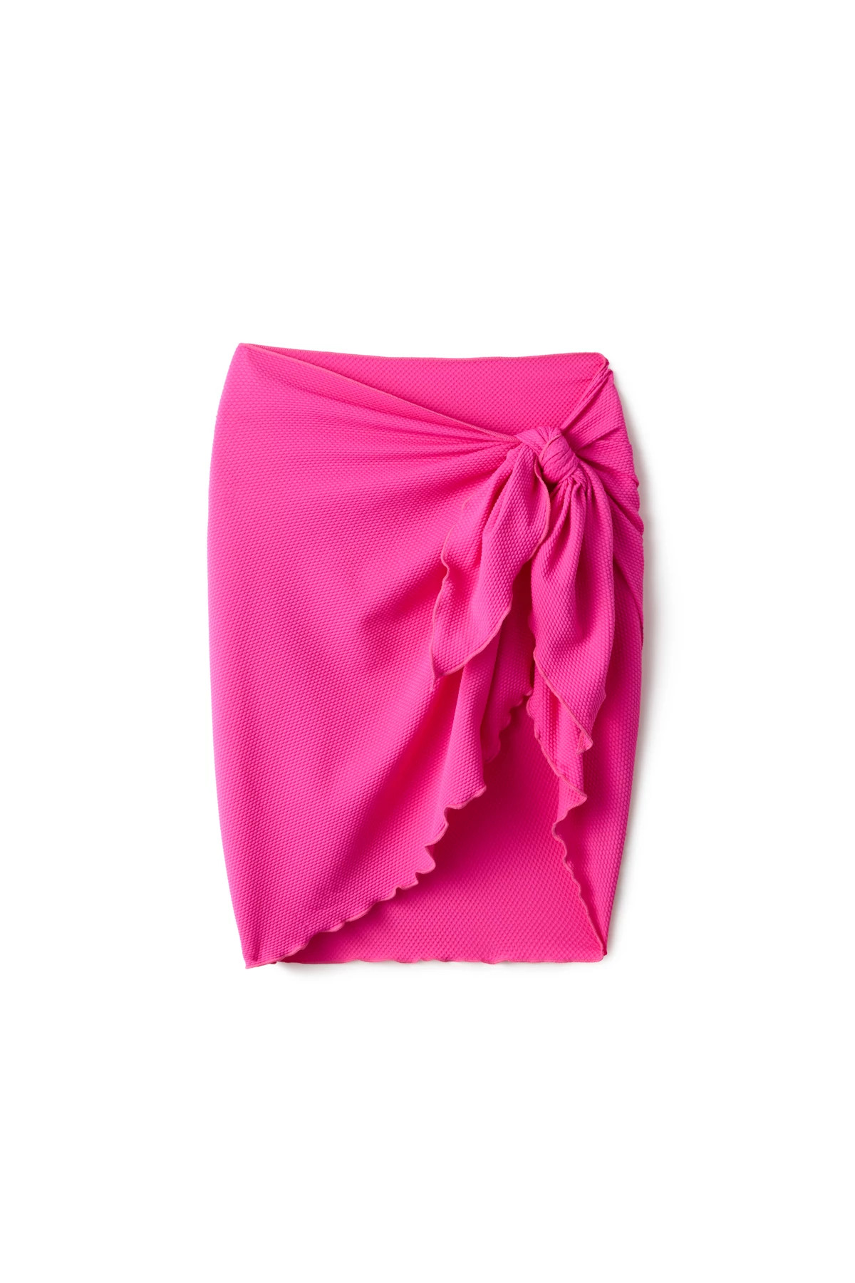 FUCHSIA Alex Textured Short Pareo image number 4