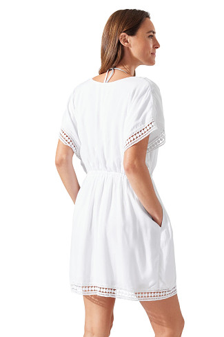 WHITE Short Dolman Dress