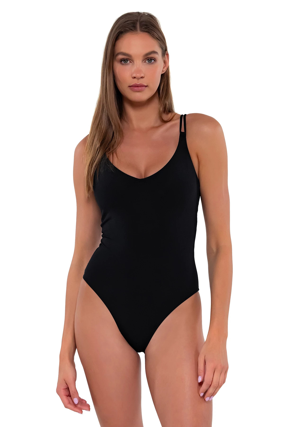 BLACK Veronica One Piece Swimsuit image number 2