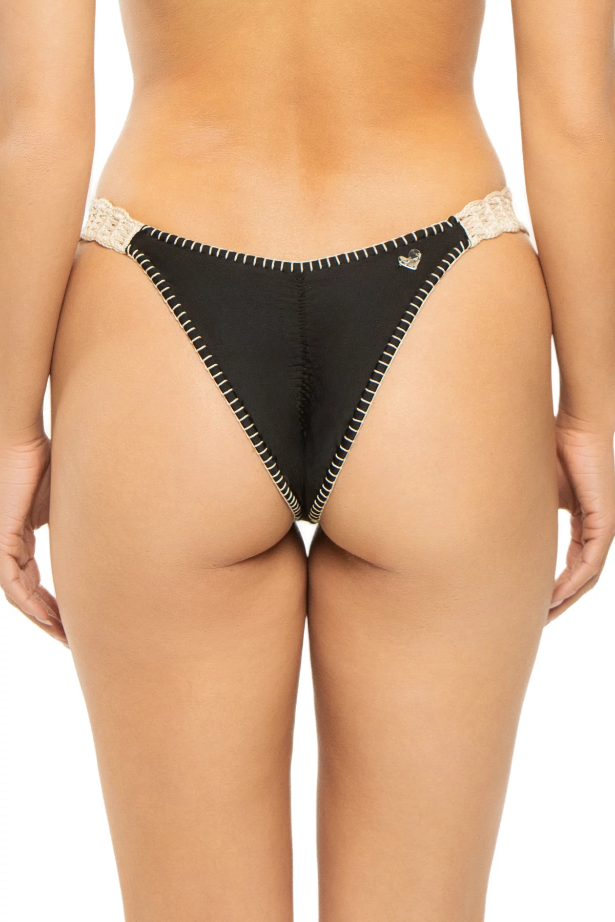 BLACK Alessia Brazilian Bikini Bottom image number 2