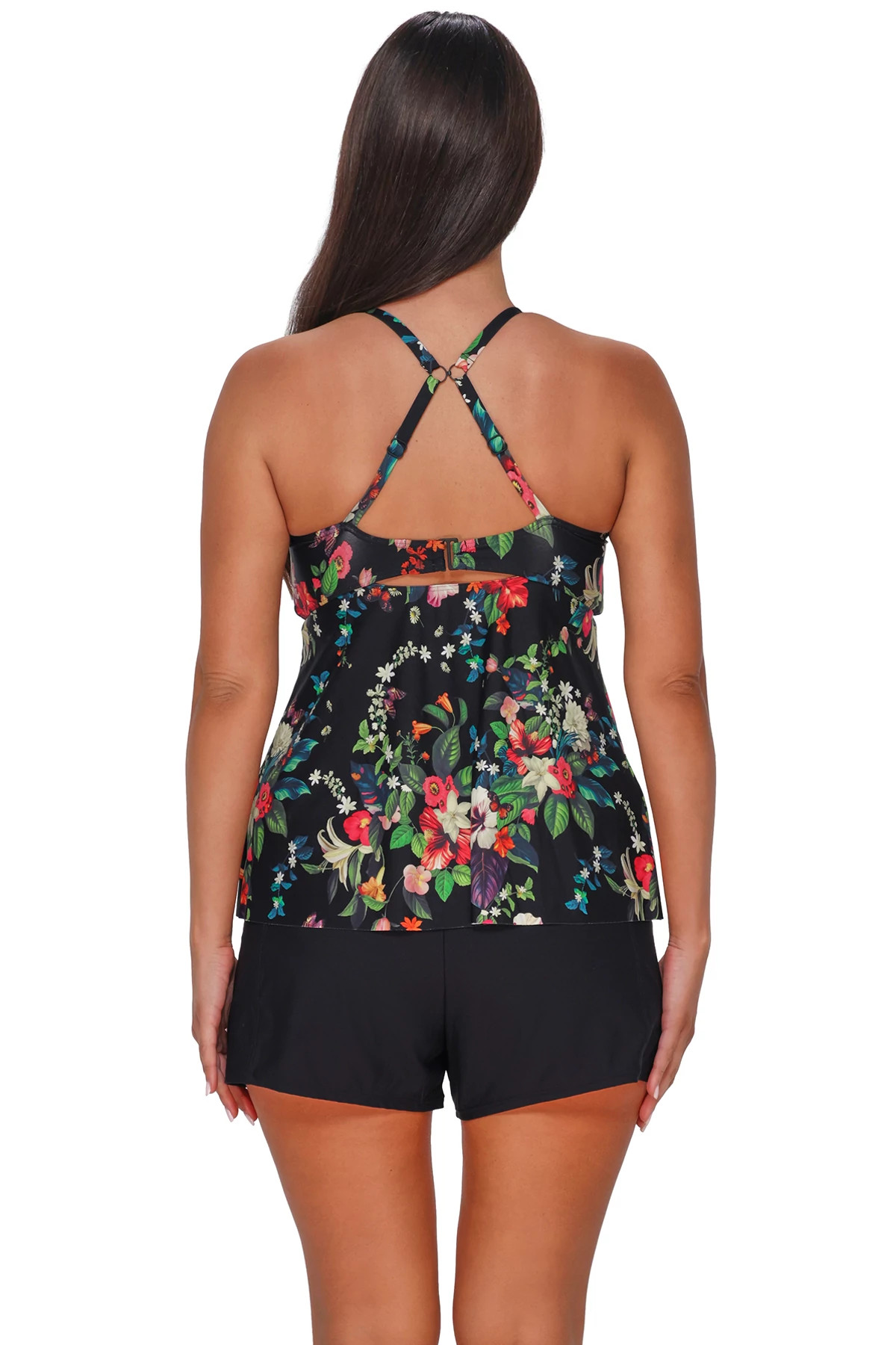 FLEUR NOIRE Tori Tankini Top image number 2