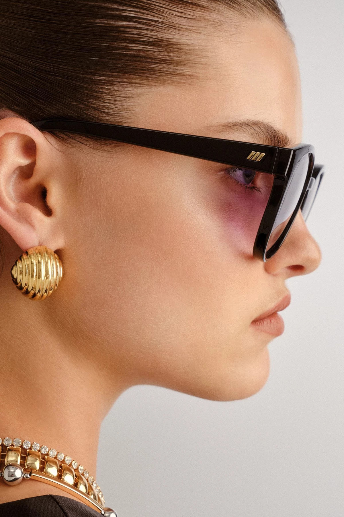BLACK Paramount Sunglasses image number 4