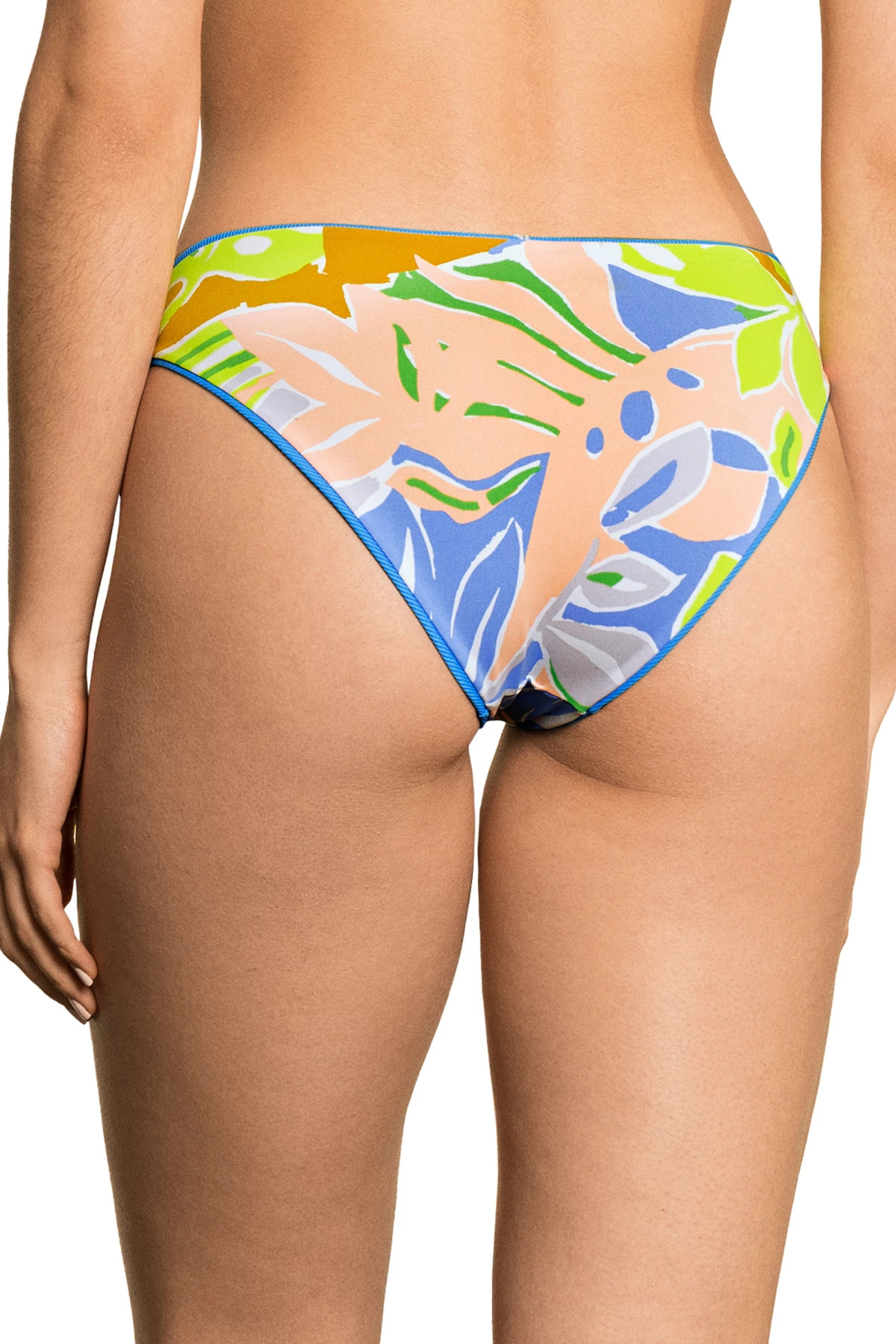 POOL BLUE Sublimity Reversible Hipster Bikini Bottom image number 4