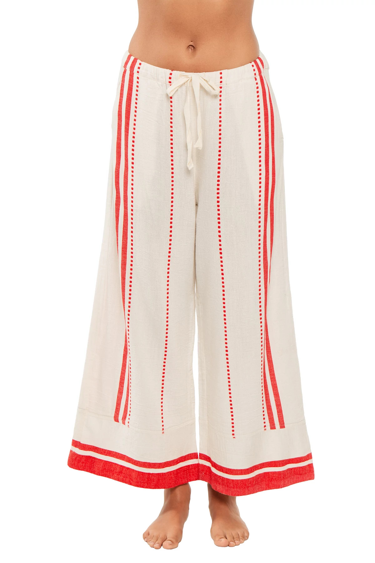 ESHE RED Desta Wide Leg Pants image number 1