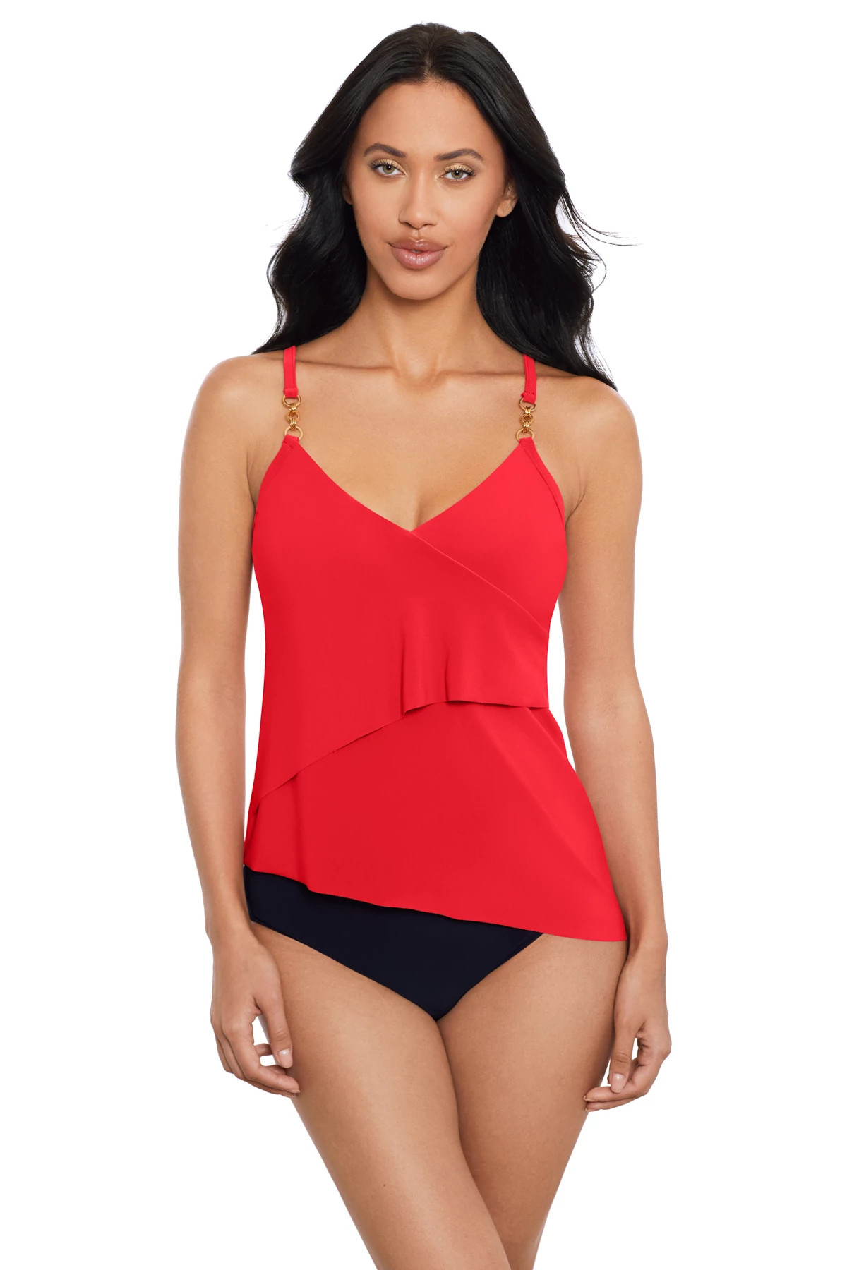 GINGER Eliza Layered Tankini Top image number 1