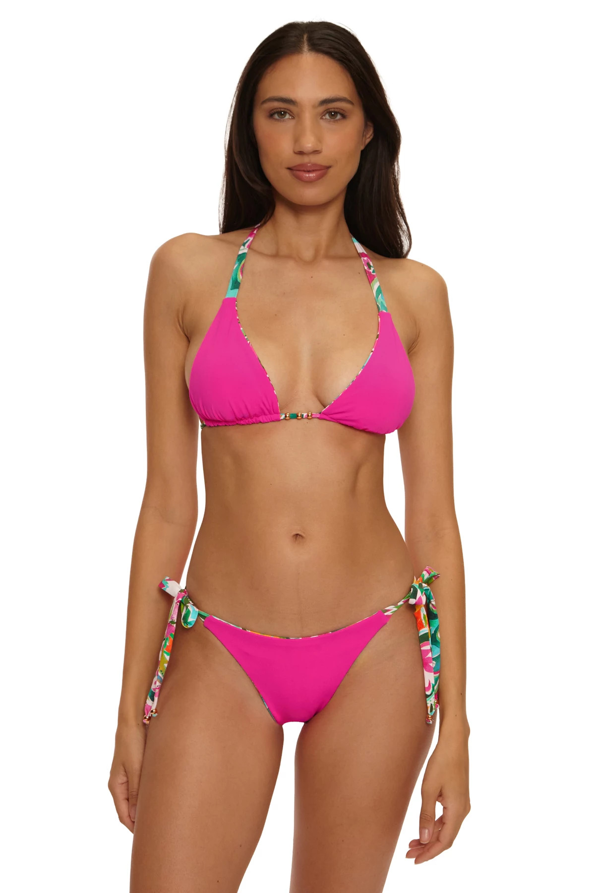 MULTI La Vie Reversible Triangle Bikini Top image number 2