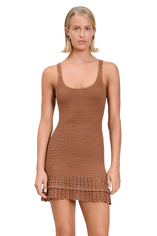 ALMOND Willamina Mini Dress